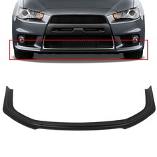 Matte Black Fits 2008-2017 Mitsubishi Lancer Evo X 10 Front Bumper Lip Spoiler Matte Black Fits 2008-2017 Mitsubishi Lancer Evo X 10 Front Bumper Lip Spoiler