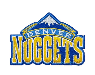 Denver Nuggets NBA Basketball  Team Logo bestickt zum Aufbügeln  Aufnäher Patch
