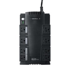 CYBERPOWER CST625G-R BATTERY BACKUP 625VA / 375W SIMULATED SINE WAVE - BLACK