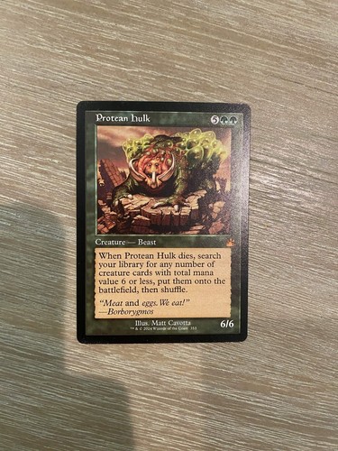 🔮 MTG: Protean Hulk (Retro Frame) - NM MTG Ravnica Remastered