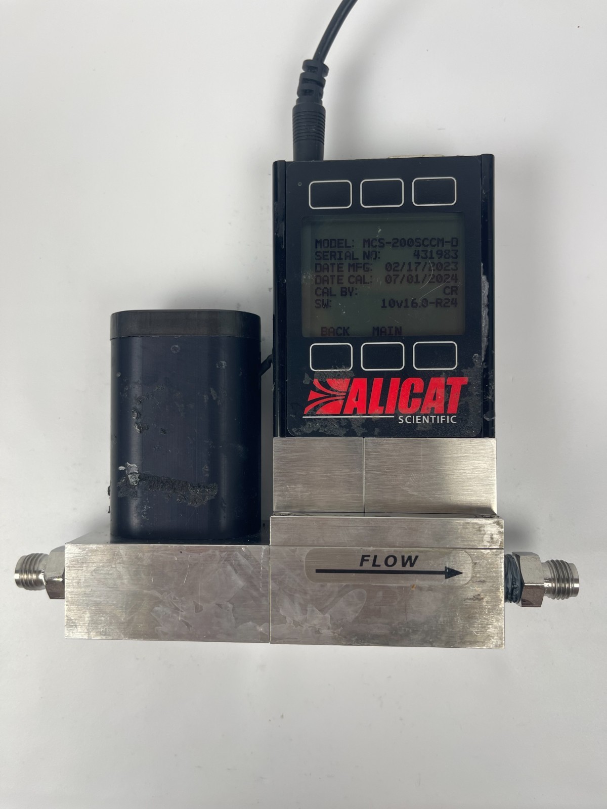Alicat MCS-200SCCM-D-DB9M Mass Flow Controller GAS: SO2, MFG 2023 | FULLY TESTED
