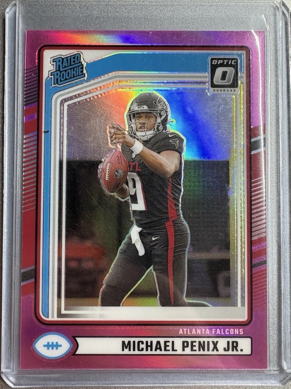 2024 Panini Donruss Optic - Rated Rookie Michael Penix Jr. #279 Pink Prizm (RC)