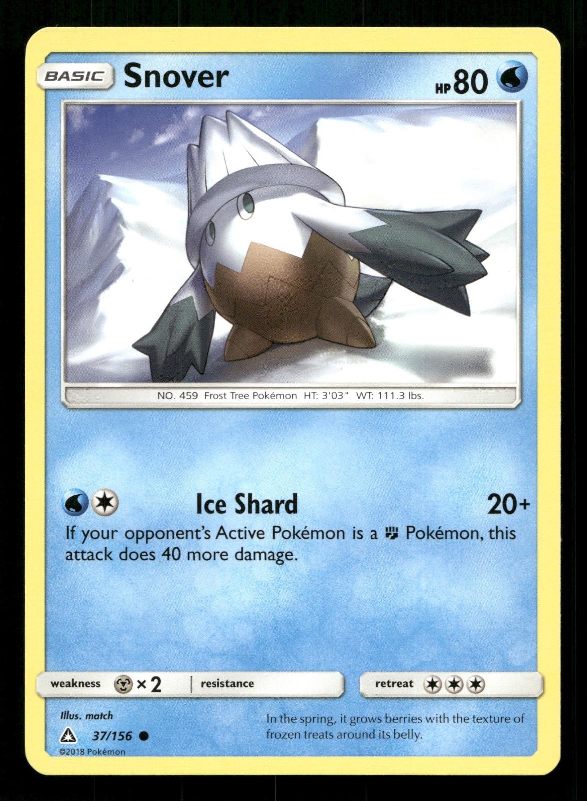Snover 37/156 Ultra Prism Common Lightly Played