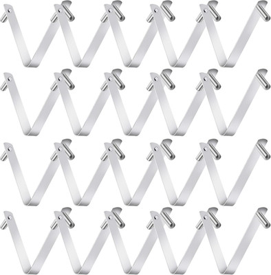 CANIPHA 20Pcs Pool Brush Clip V-Shaped Clip, Stainless Steel Clips Pool Pole Cli