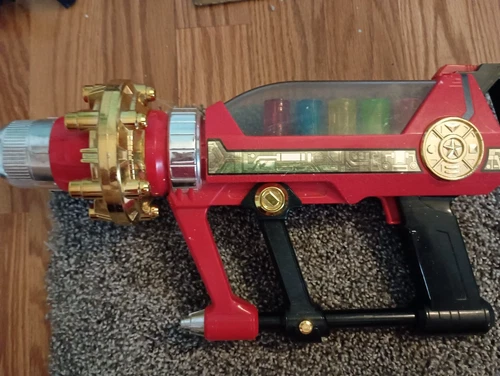 Vintage 1996 Power Rangers Zeo Cannon Blaster Gun Bandai Crystals
