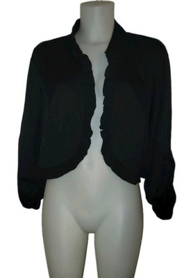 Y2k Torrids Sz 3X Womens Victorian Black Whimsigoth Witchy Open Cardigan Top