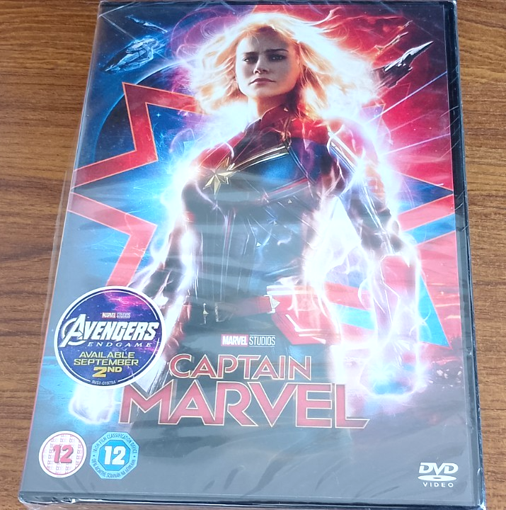 Captain Marvel - DVD - 2019 - Cet 12 - Brie Larson / Samuel L Jackson - New