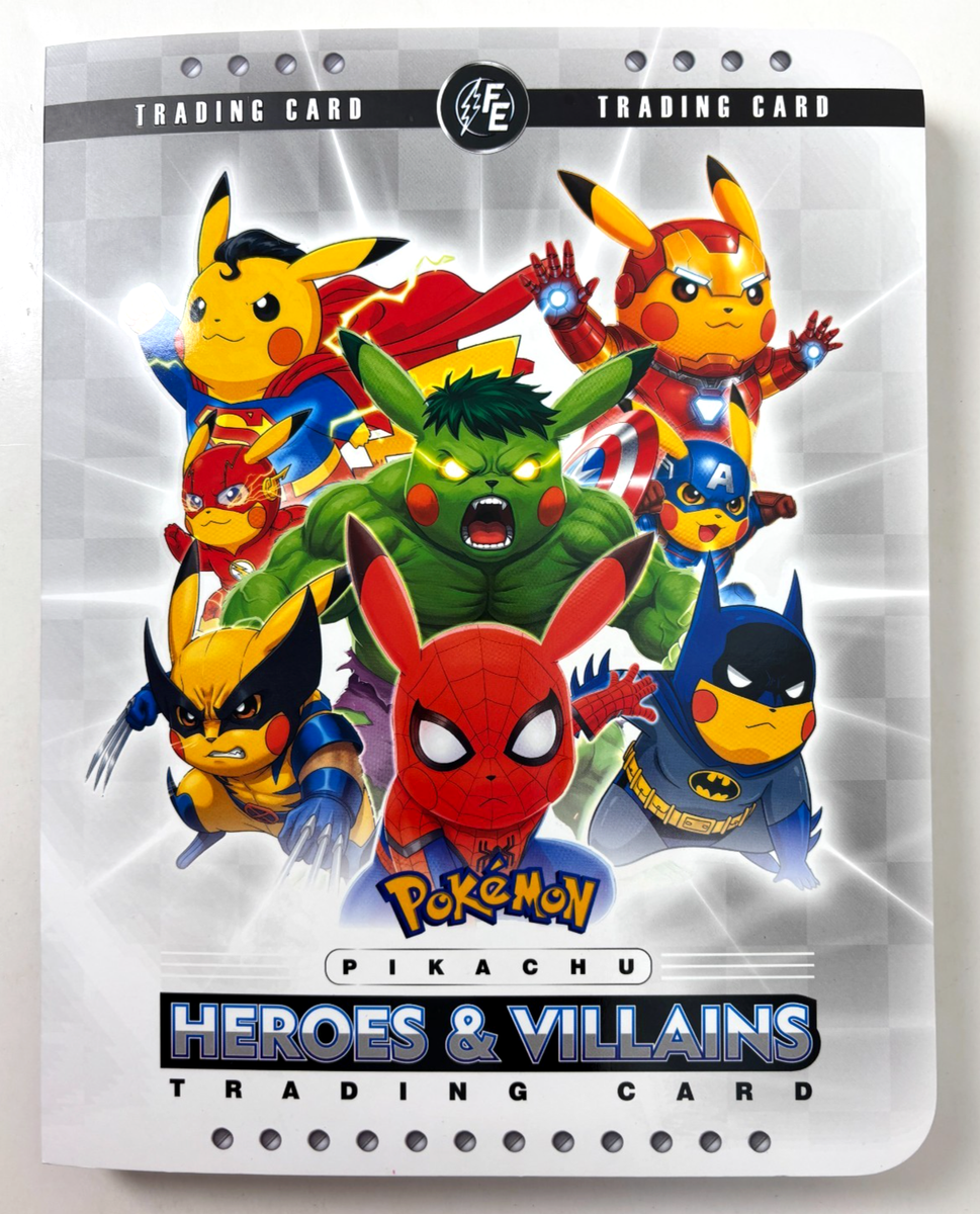 2025 POKEMON PIKACHU COSPLAY 2 HEROES & VILLAINS CARDS Full Set