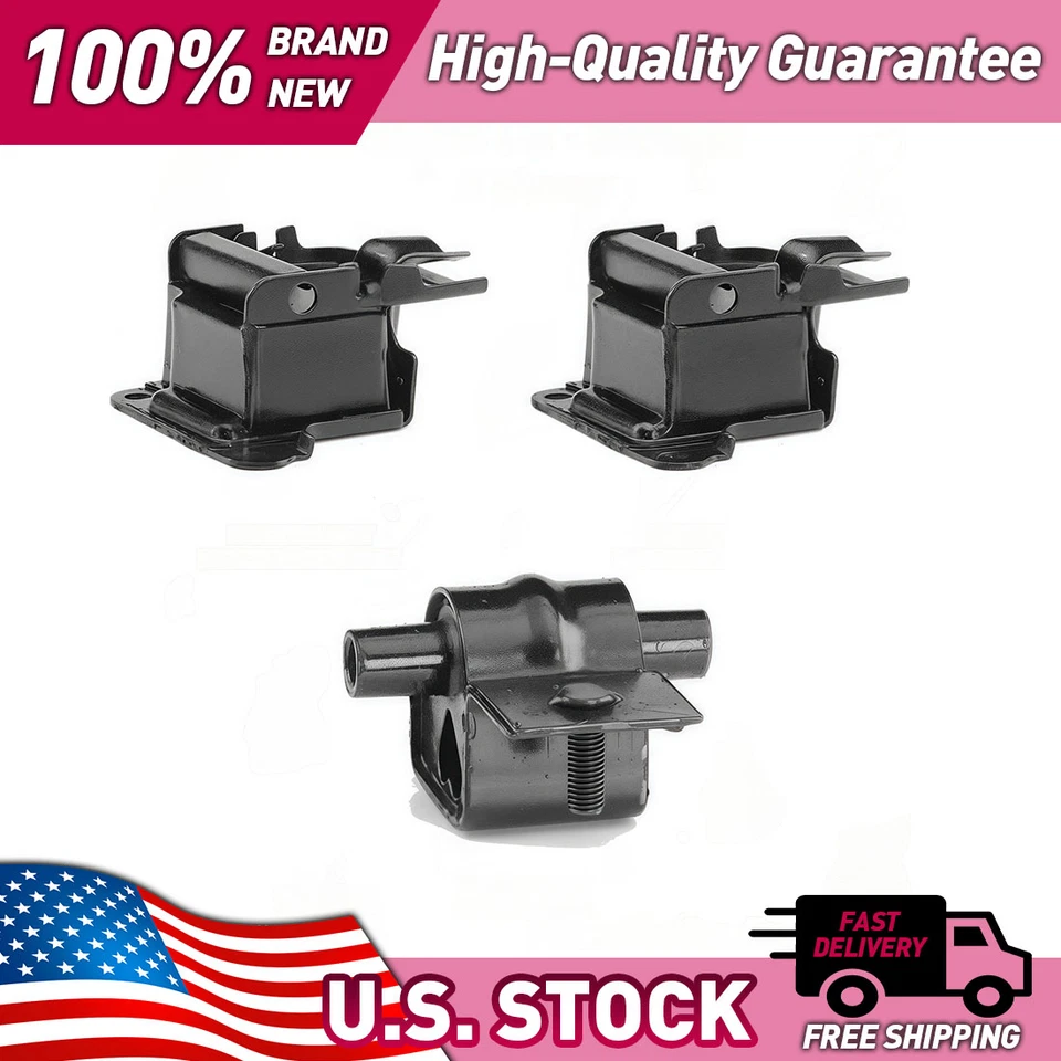 Engine Motor Mount Kit Motor Engine Mount for Dodge B150 1992 1993 3.9L V6 - Изображение 4 из 4