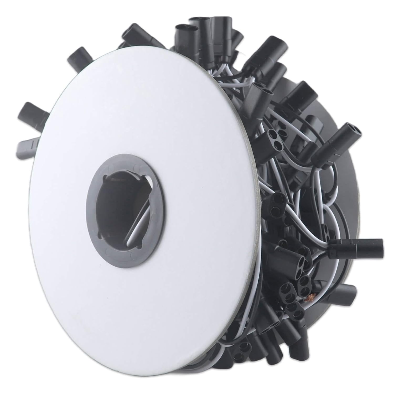 Wire Harness Connector Roll 2 Wire 150-Count with 2 Prong Female Bullet Plugs 6