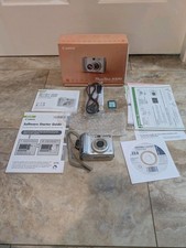 Canon Power Shot A520 4.0MP Silver Digital Camera 4x Zoom SD With BoxPARTS ONLY