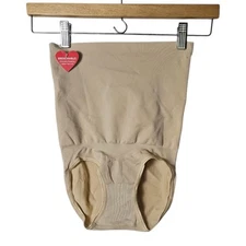 NWT Spanx Assets Shaping High Waist Panty Breif Shapewear Beige 10128R Small