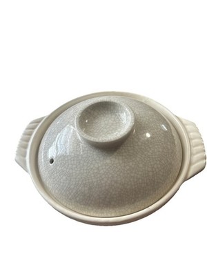 GINPO Banko Ware Donabe Craze Clay Pot Japan*READ* SOLD AS IS-Used Need Cleaning