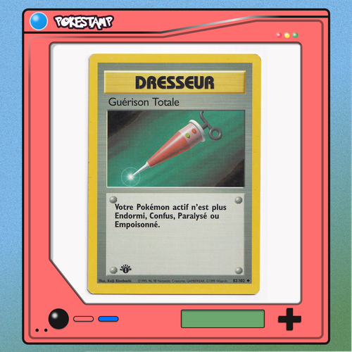 Carte Pokémon Guérison Totale - ed1 - 82/102 - Set de base - NM - Imagen 1 de 2