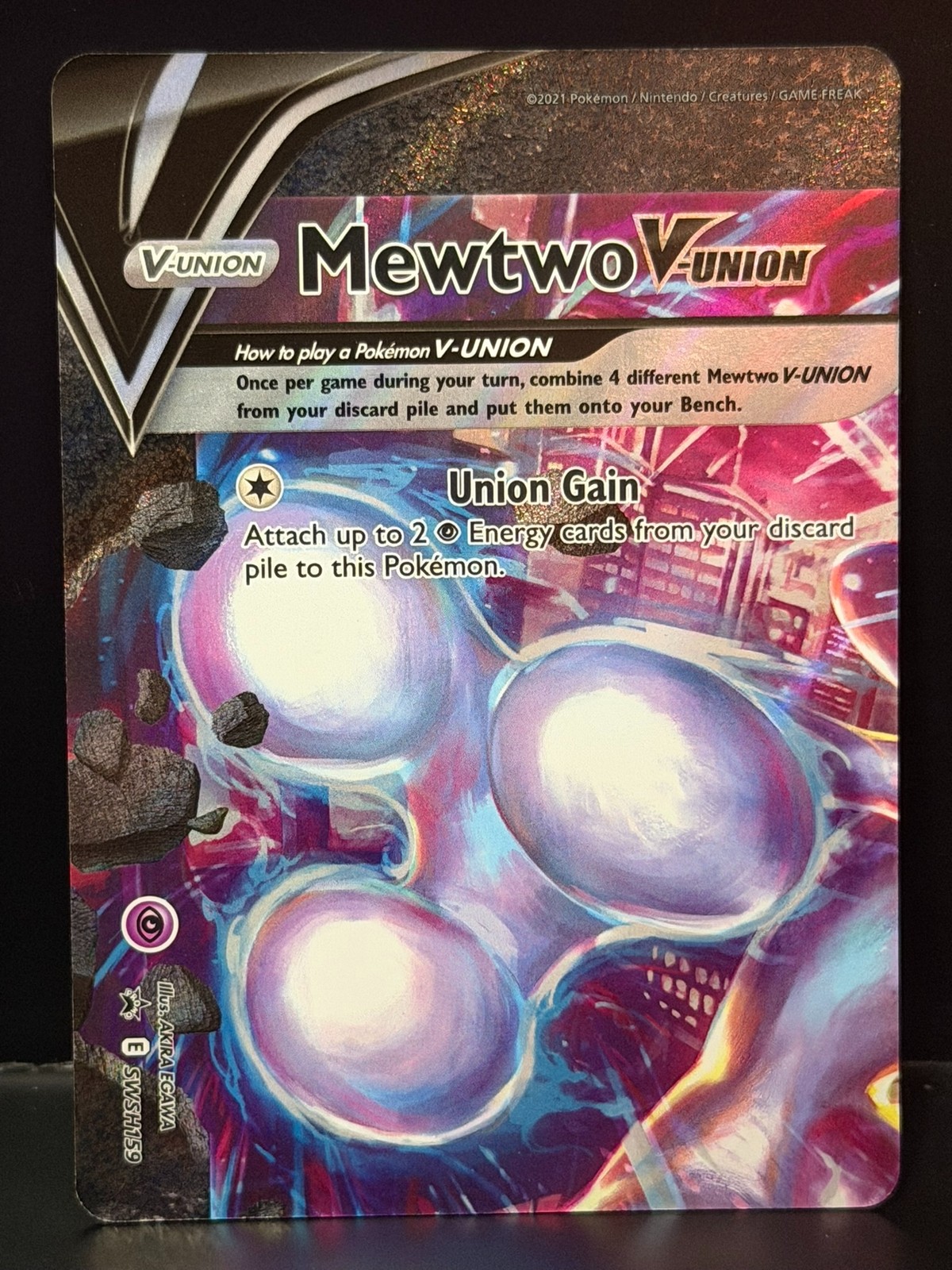 Mewtwo V-UNION - SWSH159 Holofoil SWSH: Sword & Shield Promo Cards Promo