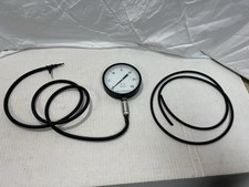 Vintage Ashcroft 4.5 Vacuum Test Gauge 0-30 Hg With Hose T-fitting Vintage Ashcroft 4.5 Vacuum Test Gauge 0-30 Hg With Hose T-fitting