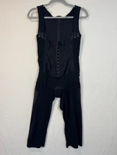 Ardyss Body Magic 2-Step System Long Body Shaper Size 34 Black BOMANL Reshape