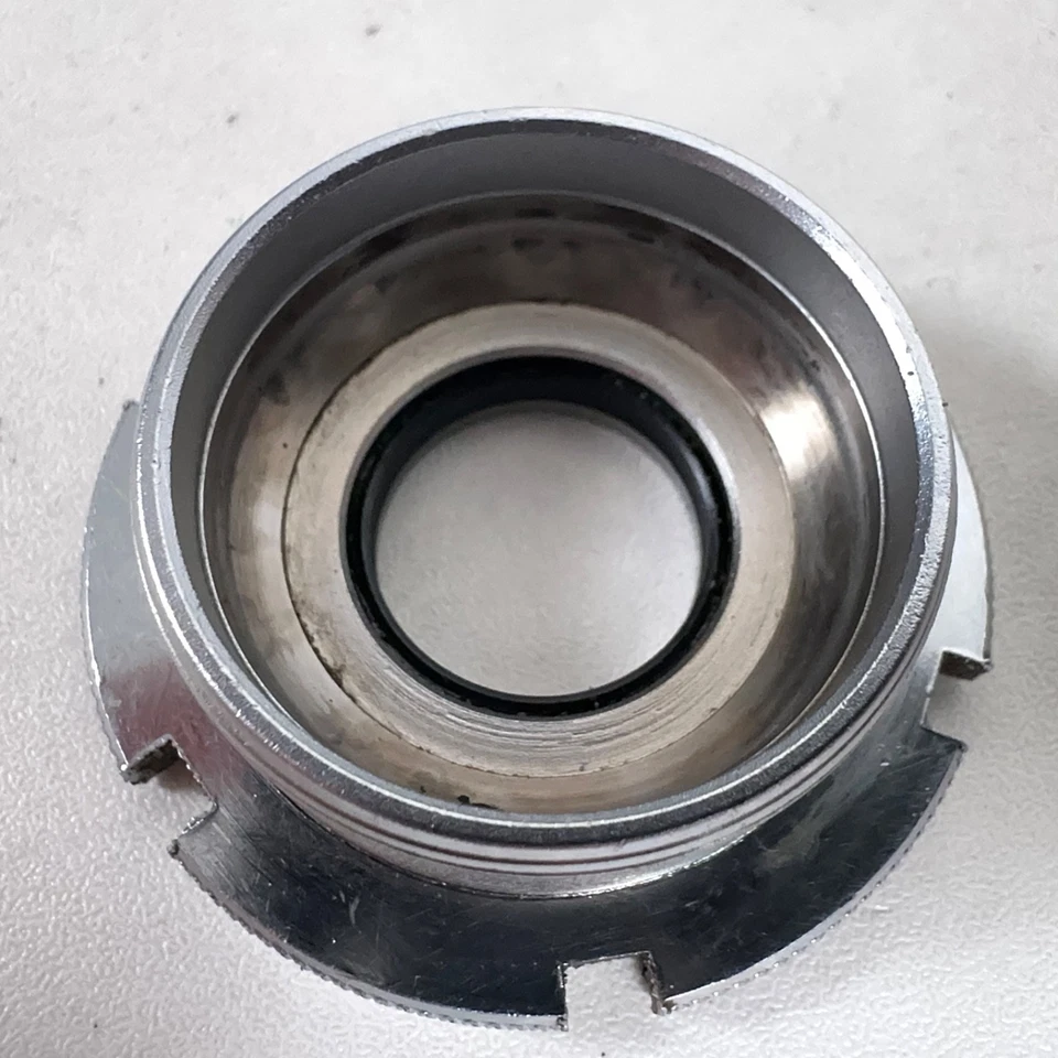 Shimano Vintage BB-7400 Non-Drive Side Adj. Cup & Lock Ring NJS English Threaded - Image 3 of 4