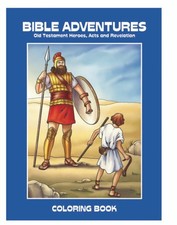 Bible Adventures Coloring Book for Children, New Gftshp-187