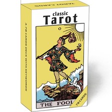Classic Tarot Cards for Beginners With Meanings - 78 Card Deck Set for Learning