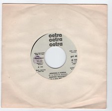 SANTINO ROCCHETTI DISCO 45 GIRI 7" JUKE BOX JB ARMONIA E POESIA + LAURA LUCA