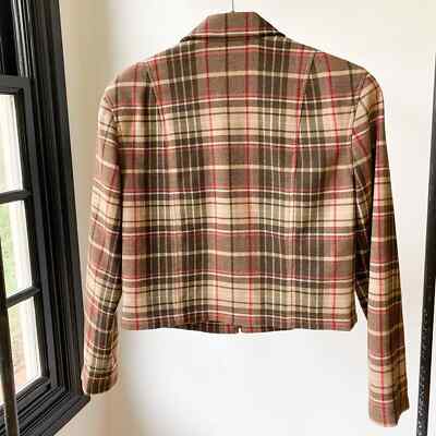 ジャケット・アウター 50s 60s Check pattern full zip jacket 80s Color Block Track Jacket - Extra Small – Flying Apple