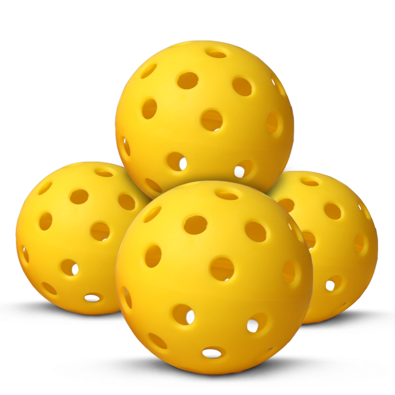 EcoNour pickleball Set of 4 | Outdoor - x40 pickleball balls - High Visibilit...