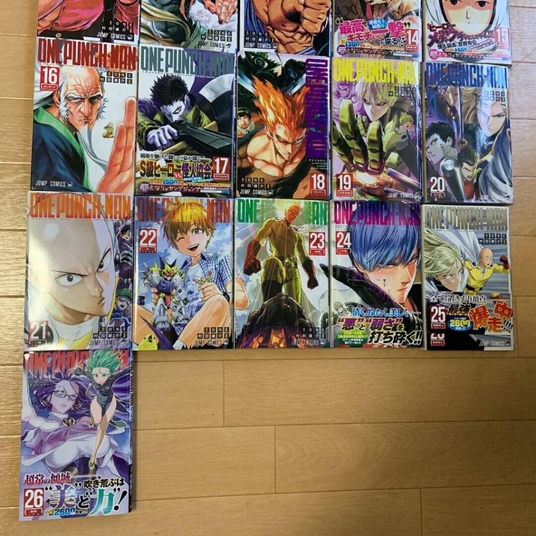 One Punch Man Vol.1-26 Yusuke Murata Comic Manga Book Japanese Langua From  Japan