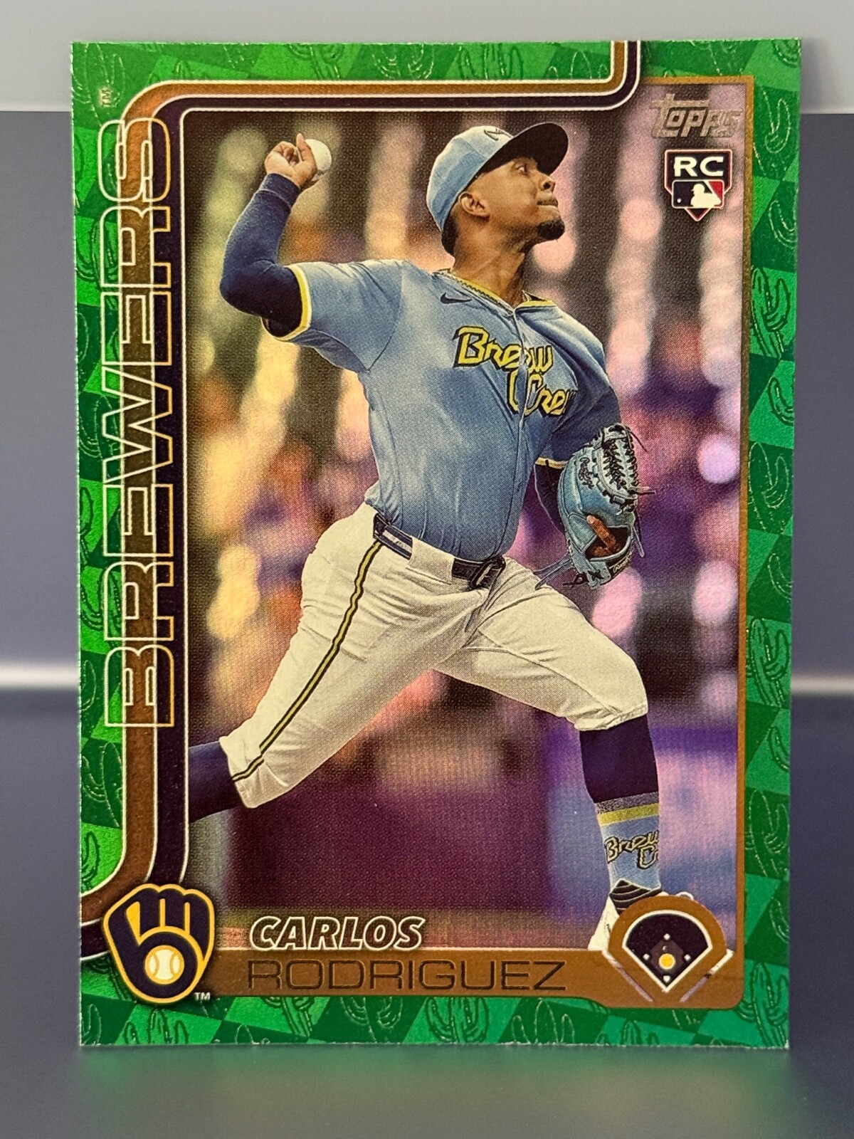 Carlos Rodriguez - 2025 Topps Series 1 - Spring Training Green Foil /99 #16 (RC)