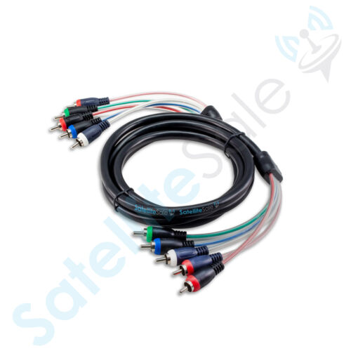 6FT Component Video Cable with Audio 5 RCA Red Green Blue RGB for HDTV DVD VCR - Picture 1 of 5