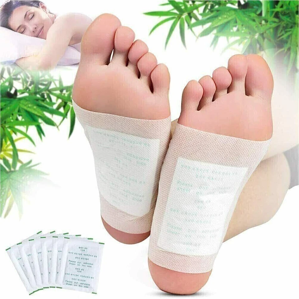 100 PEZZI CEROTTI DETOX PER PIEDI PRINCIPI ATTIVI NATURALI DETOX DORMIRE MEGLIO - Immagine 3 di 4