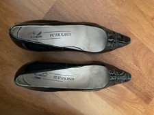 Peter Kaiser Pumps Lack schwarz UK Größe 6 Absatz ca. 5 cm incl. Schuhspanner