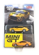 MINI GT SHELBY GT 500 DRAGON SNAKE CONCEPT 1:64 YELLOW W/ STRIPES MGT00535-1I