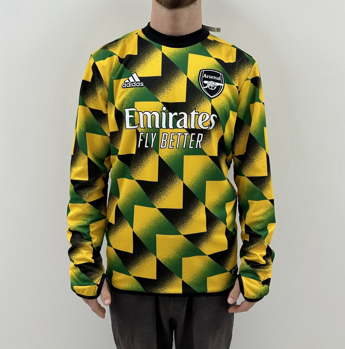 Arsenal Adidas Jamaica 2022 2023 Pre-match Warm Limited Soccer