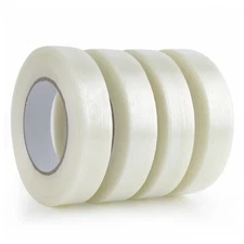 10 Rolls Filament Reinforced Strapping Fiberglass Tape 5.9 mil - 1 in. x 60 yds