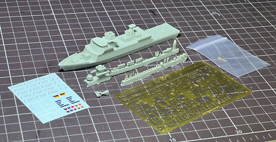 3D Printed 1/700 German Braunschweig-class corvette Unpainted Model Kit