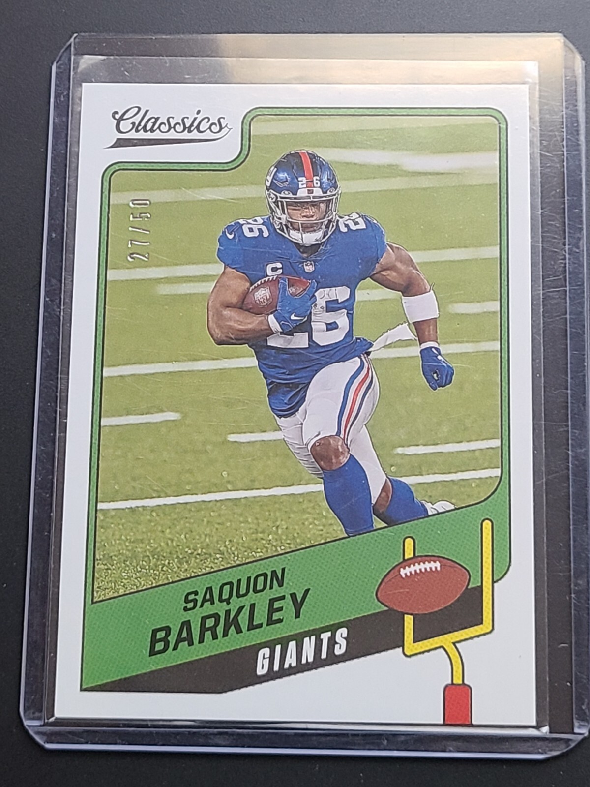 2021 Panini Classics Green Back /50 Saquon Barkley #54