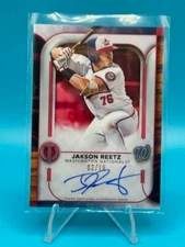 2022 Topps Tribute #TA-JREE Jakson Reetz Red /10 Washington Nationals