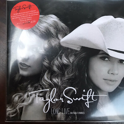 TAYLOR SWIFT ''LONG LIVE  Ft PAULA FERNANDES - 3 TRACK NEW BRAZILIAN PROMO CD