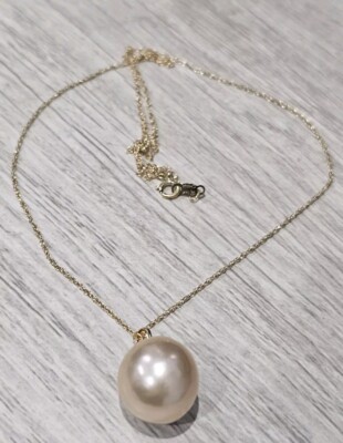 Honora yellow Pearl’s necklace . Golden Designer Yellow Honora Collection 925 Silver  main image 2