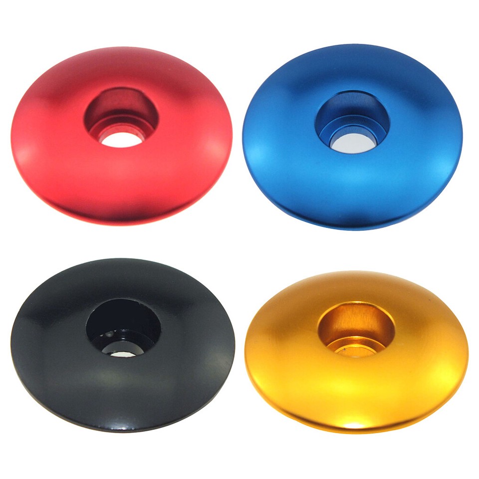 MTB Road Bike Bowl Cover Bicycle Stem Top Cap for 28.6mm Fork Tube