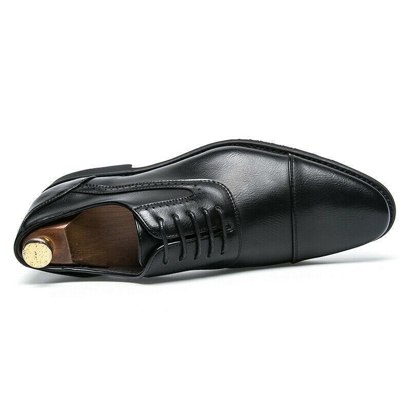 SAOLA Scarpe con pompa da lavoro da uomo matrimonio business punta Oxfords lavoro OL ufficio oversize