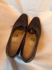 Salvatore Ferragamo 9AA Leather Heels Pumps Shoes Professional Classic