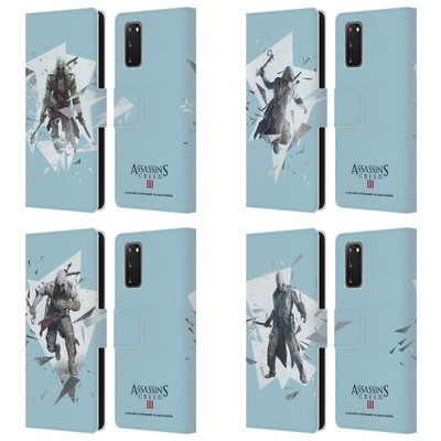OFFICIAL ASSASSIN'S CREED III CONNOR LEATHER BOOK CASE FOR SAMSUNG PHONES 1