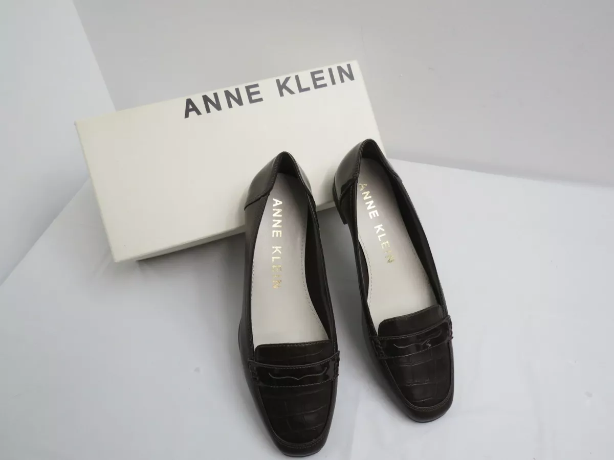 NEW WOMEN S ANNE KLEIN IFLEX LOAFERS BROWN SIZE 8 M 80 VALUE SLIP