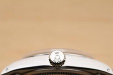 ROLEX OYSTER PERPETUAL DATE 1500 GREEN DIAMOND DIAL STAINLESS STEEL 34MM WATCH 9