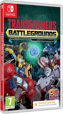 Transformers Battlegrounds Nintendo Switch - Neu & Sealed - Code In a Box