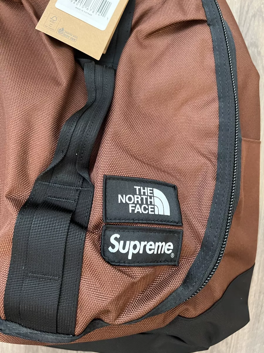 FW22 Supreme x The North Face 'Steep Tech' Backpack Brown (2022) — The  Pop-Up📍