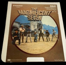The Magnificent Seven CED Videodisc Disc 2 Only 1960 RCA Selectavision