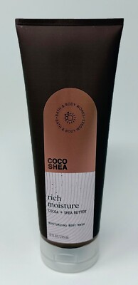 1 BATH & BODY WORKS COCO SHEA RICH MOISTURE MOISTURIZING BODY WASH COCOA BUTTER